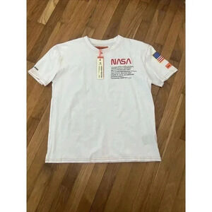 Heron Preston NASA Space Astronaut Fall Winter 1990 Embroidered Tee Size L